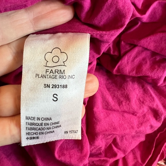 Farm Rio wild bananas, ruffled midi dress - Picture 7 of 7